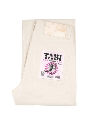Naked and Famous Strong Guy Tabi selvedge denim jeans - Neutrals
