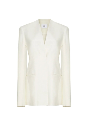 Adam Lippes Lazarus collarless jacket - Neutrals