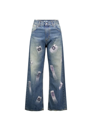 3.PARADIS Razor flip-phone jeans - Blue