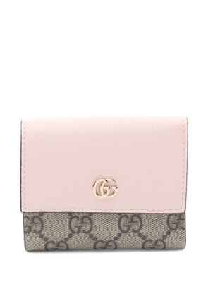 Gucci Pre-Owned 2020s logo-plaque wallet - Pink
