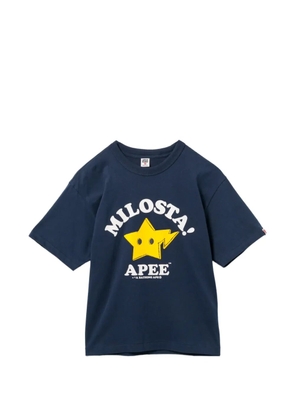 APEE™ by *A BATHING APE® Milosta T-shirt - Blue