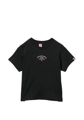 APEE™ by *A BATHING APE® logo embroidered T-shirt - Black