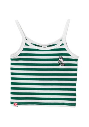 APEE™ by *A BATHING APE® rabbit striped top - White