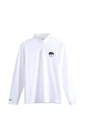 Malbon Golf Flyer quarter-zip sweatshirt - White