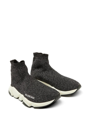Balenciaga Pre-Owned knitted sneakers - Black
