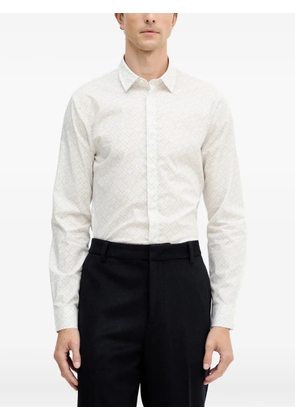 Armani Exchange patterned shirt - White
