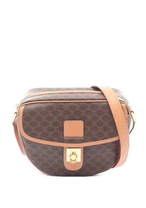 Celine Pre-Owned 2010s Macadam shoulder bag - Brown