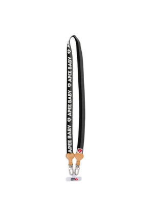 APEE™ by *A BATHING APE® logo-embroidered phone lanyard - Black