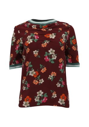 Maje Liatis floral-print top - Red