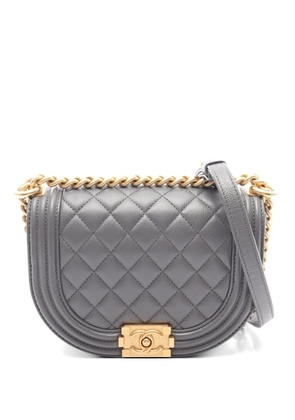 CHANEL Pre-Owned 2021 small Boy Chanel shoulder bag - Grey
