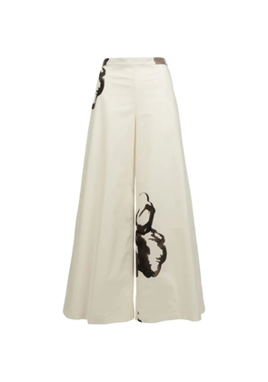 Liviana Conti floral-print palazzo pants - Neutrals