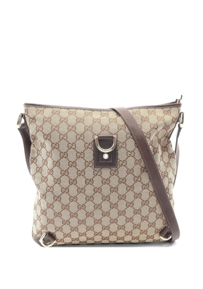 Gucci Pre-Owned 2000s GG Abby canvas shoulder bag - Neutrals