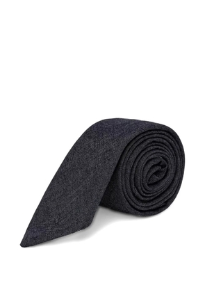 Karl Lagerfeld mélange-effect tie - Grey