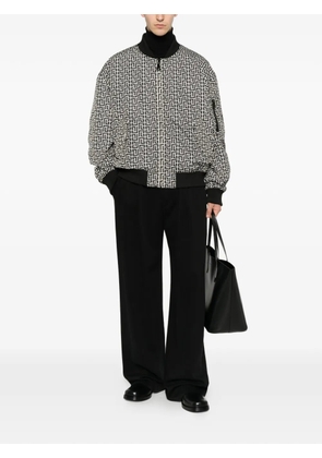Balmain PB-monogram bomber jacket - Black