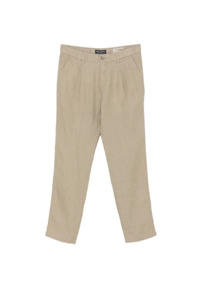 Marc O'Polo Osby pleated tapered-fit trousers - Neutrals