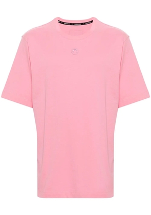 Marine Serre Crescent Moon organic-cotton T-shirt - Pink
