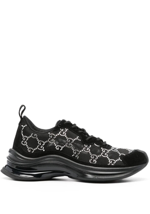 Gucci Run GG rhinestone-embellished sneakers - Black