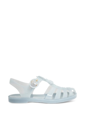 Gucci Double G rubber sandals - White