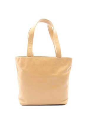 CHANEL Pre-Owned 2000-2002 coco-mark shoulder bag - Neutrals