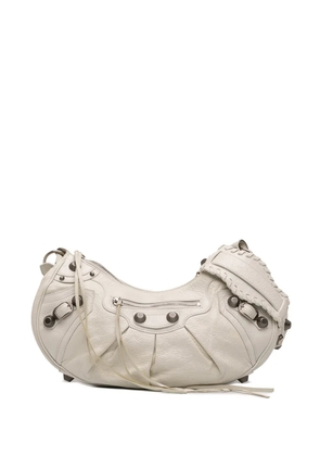 Balenciaga Pre-Owned 2022 Small Lambskin Motocross Le Cagole crossbody bag - White