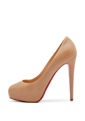 Christian Louboutin Pre-Owned platform leather pumps - Neutrals