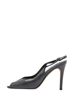 Gina open-toe slingback sandals - Grey