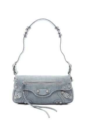 Balenciaga Pre-Owned 2010s Le Cagoule S denim shoulder bag - Blue