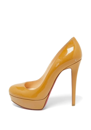 Christian Louboutin Pre-Owned heeled-platform pumps - Orange
