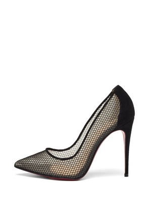 Christian Louboutin Pre-Owned Follies Resille suede heeled pumps - Black