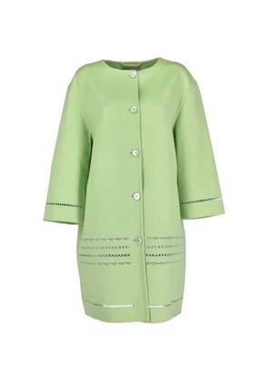 Ermanno Scervino Vintage cut-out coat - Green