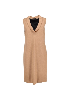 Gucci Pre-Owned cowl-neck sleeveless midi dress - Neutrals