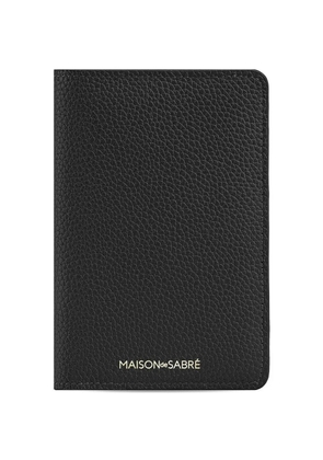 MAISON de SABRÉ leather passport holder - Black