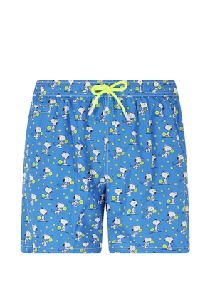 MC2 Saint Barth Snoopy-print Lighting swim shorts - Blue