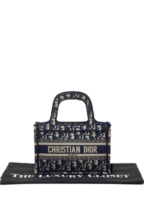 Christian Dior Pre-Owned Book Tote Oblique tote bag - Blue