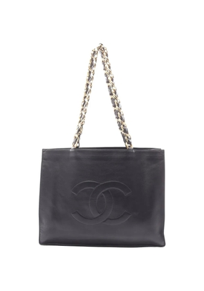 CHANEL Pre-Owned 1991-1994 CC chain-link tote bag - Black