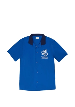 Aimé Leon Dore logo-print bowling shirt - Blue