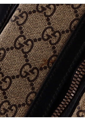 Gucci Pre-Owned Zip Around Printed GG Coated Canvas Medium backpack - Brown