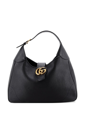 Gucci Pre-Owned Aphrodite Leather Large shoulder bag - Black