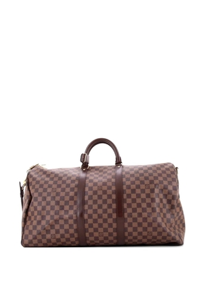 Louis Vuitton Pre-Owned Keepall Bandouliere Bag Damier 55 travel bag - Brown