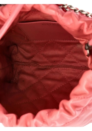 CHANEL Pre-Owned 22 Chain Hobo Quilted Calfskin Mini crossbody bag - Pink