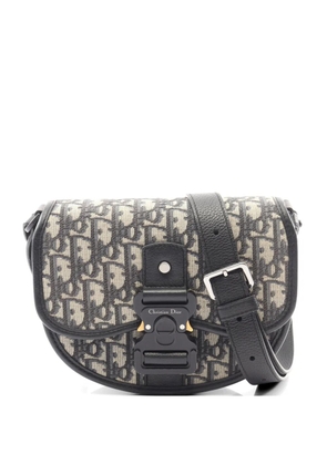 Christian Dior Pre-Owned 2010s mini Gallop Oblique-canvas crossbody bag - Neutrals