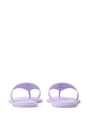 Versace Alia rubber flat sandals - Purple