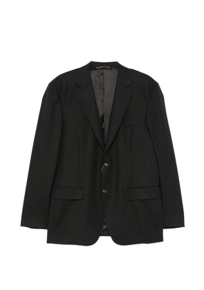 Canali single-breasted notched-lapels blazer - Black