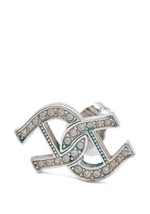 Aigner Vintage crystal-embellished earrings - Silver