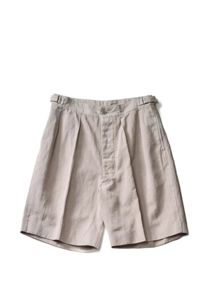 Kaptain Sunshine pleated shorts - Neutrals