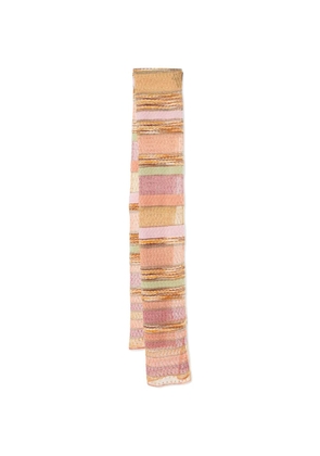 Missoni Pre-Owned striped scarf - Orange