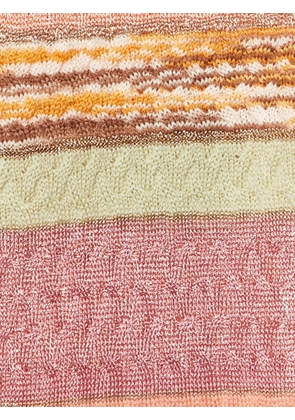 Missoni Pre-Owned striped scarf - Orange