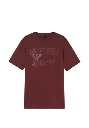 Emporio Armani logo-print T-shirt - Red