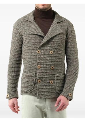Al Duca D’Aosta 1902 double-breasted cardigan - Grey