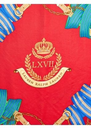 Polo Ralph Lauren Vintage printed silk scarf - Red